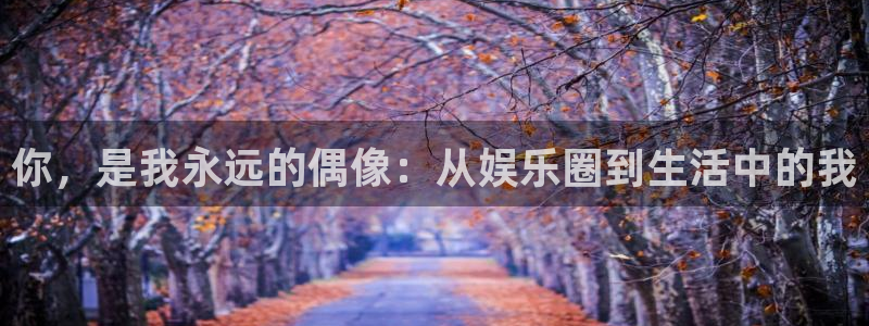 fun88·乐天堂：你，是我永远的偶像：从娱乐圈到生活中的我